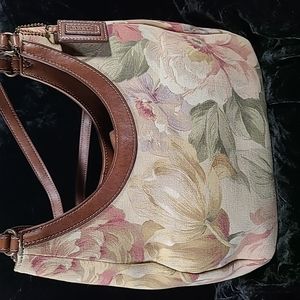 Floral Leather Purse